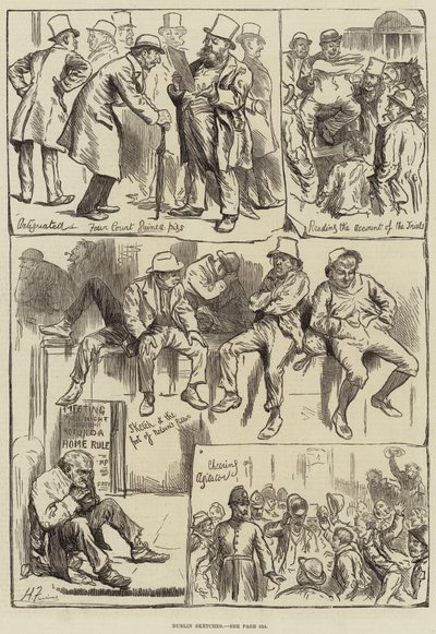 Dublin Skitser af Harry Furniss